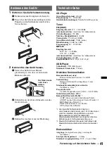 Preview for 83 page of Sony MEXBT5700U - CD Receiver Bluetooth Hands-Free Operating Instructions Manual