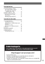 Preview for 181 page of Sony MEXBT5700U - CD Receiver Bluetooth Hands-Free Operating Instructions Manual