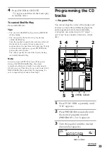 Preview for 23 page of Sony MHC-F100 - Mini Hi Fi System Operating Instructions Manual