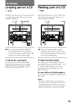 Preview for 33 page of Sony MHC-F100 - Mini Hi Fi System Operating Instructions Manual