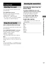 Preview for 19 page of Sony MHC-GX555 - Mini Hi Fi Component System Operating Instructions Manual