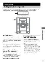Preview for 27 page of Sony MHC-GX555 - Mini Hi Fi Component System Operating Instructions Manual