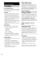 Preview for 32 page of Sony MHC-GX555 - Mini Hi Fi Component System Operating Instructions Manual