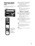 Preview for 9 page of Sony MHC-WX5 Operating Instructions Manual