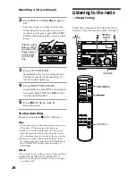 Preview for 16 page of Sony MHC-WX5 Operating Instructions Manual