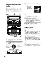 Preview for 18 page of Sony MHC-WX5 Operating Instructions Manual