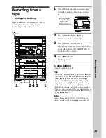 Preview for 21 page of Sony MHC-WX5 Operating Instructions Manual