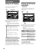 Preview for 22 page of Sony MHC-WX5 Operating Instructions Manual