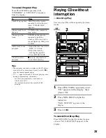 Preview for 25 page of Sony MHC-WX5 Operating Instructions Manual