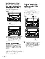 Preview for 34 page of Sony MHC-WX5 Operating Instructions Manual