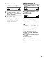 Preview for 35 page of Sony MHC-WX5 Operating Instructions Manual