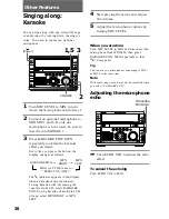 Preview for 36 page of Sony MHC-WX5 Operating Instructions Manual