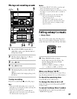 Preview for 37 page of Sony MHC-WX5 Operating Instructions Manual