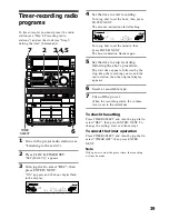 Preview for 39 page of Sony MHC-WX5 Operating Instructions Manual