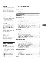 Preview for 3 page of Sony MINIDISC DECK MDS-S38 Operating Instructions Manual