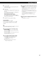 Preview for 15 page of Sony MINIDISC DECK MDS-S38 Operating Instructions Manual