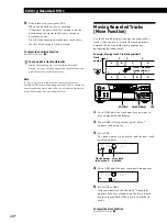 Preview for 28 page of Sony MINIDISC DECK MDS-S38 Operating Instructions Manual