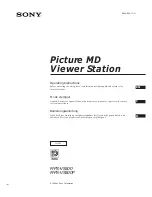 Preview for 1 page of Sony MPS-VS500 Operating Instructions Manual