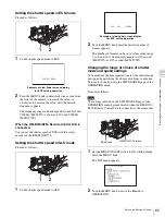 Preview for 65 page of Sony MSV-970 Operation Manual