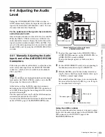 Preview for 69 page of Sony MSV-970 Operation Manual