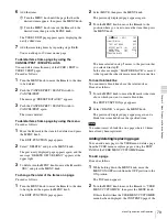 Preview for 79 page of Sony MSV-970 Operation Manual