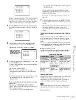 Preview for 107 page of Sony MSV-970 Operation Manual