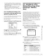 Preview for 113 page of Sony MSV-970 Operation Manual