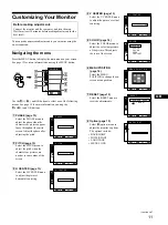 Preview for 11 page of Sony Multiscan SDM-M51 Operating Instructions Manual