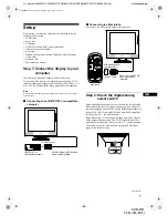 Preview for 7 page of Sony Multiscan SDM-M61 Operating Instructions Manual