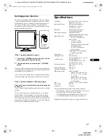 Preview for 21 page of Sony Multiscan SDM-M81 Operating Instructions Manual