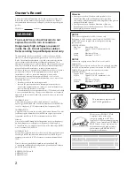 Preview for 2 page of Sony Multiscan300sf CPD-300SFT5 Operating Instructions Manual