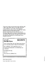 Preview for 172 page of Sony MV-101 - Mobile Dvd Operating Instructions Manual