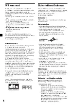 Preview for 40 page of Sony MV-65ST - Dream Station Operating Instructions Manual