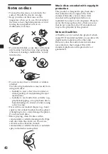 Preview for 40 page of Sony MV-700HR Operating Instructions Manual