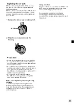 Preview for 35 page of Sony MV7101DS - Mobile DVD Dream System Operating Instructions Manual