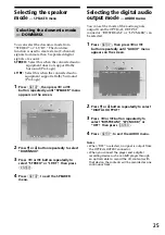 Preview for 25 page of Sony MZ-65ST Operating Instructions Manual