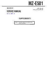 Preview for 37 page of Sony MZ-E501 Service Manual