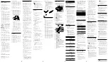 Preview for 2 page of Sony MZ-E600 Operating Instructions