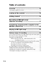 Preview for 6 page of Sony MZ-N1 Operating Instructions Manual