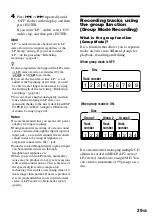 Preview for 29 page of Sony MZ-N1 Operating Instructions Manual