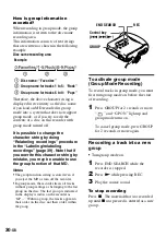 Preview for 30 page of Sony MZ-N1 Operating Instructions Manual