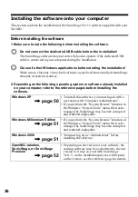 Preview for 36 page of Sony MZ-NE410 Notes on installing & operating OpenMG Operating Instructions Manual