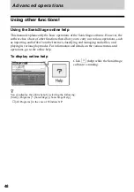 Preview for 48 page of Sony MZ-NE410 Notes on installing & operating OpenMG Operating Instructions Manual