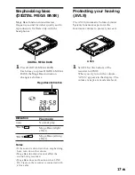 Preview for 17 page of Sony MZ-R30 Analog PCLink Operating Instructions Manual