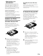 Preview for 97 page of Sony MZ-R30 Analog PCLink Operating Instructions Manual