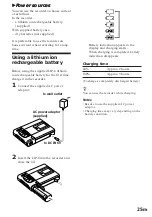 Preview for 25 page of Sony MZ-R50 Analog PCLink Operating Instructions Manual