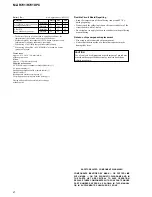 Preview for 2 page of Sony MZ-R701 Service Manual