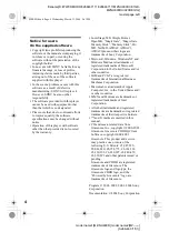 Preview for 4 page of Sony MZNH600D - Hi-MD Walkman Recorder Operating Instructions Manual