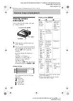 Preview for 22 page of Sony MZNH600D - Hi-MD Walkman Recorder Operating Instructions Manual