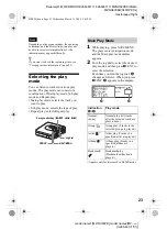 Preview for 23 page of Sony MZNH600D - Hi-MD Walkman Recorder Operating Instructions Manual